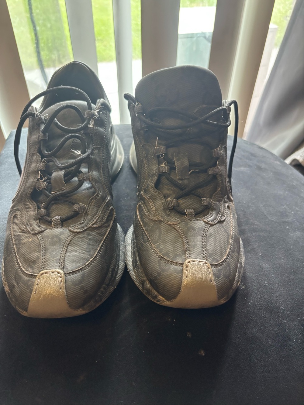 Men's Gucci Athletic Sneakers in Dark Gray - Picture 15 of 16